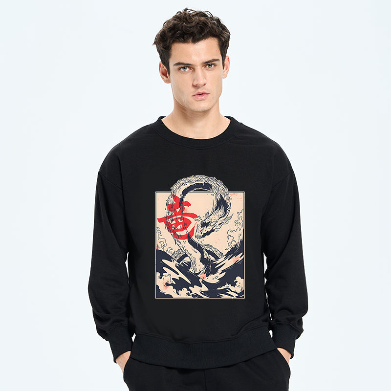 Sea Dragon Japanese Sweatshirt