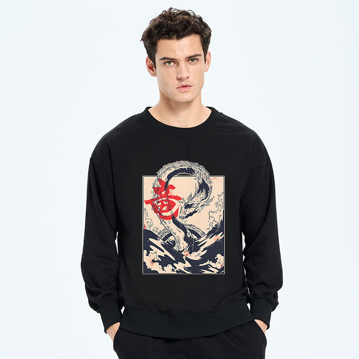 Sea Dragon Japanese Sweatshirt