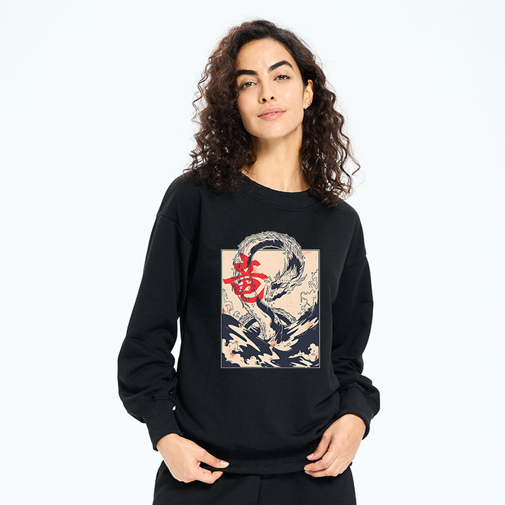 Sea Dragon Japanese Sweatshirt
