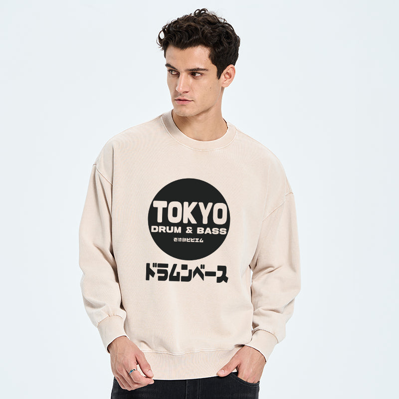 Tokyo DnB Japanese Washed Sweatshirt