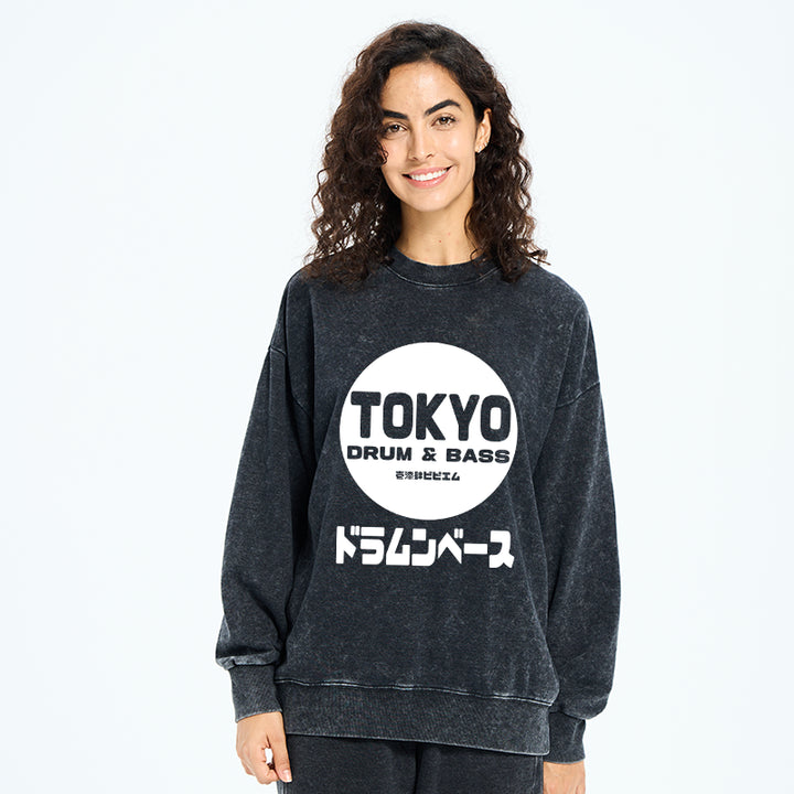Tokyo DnB Japanese Washed Sweatshirt