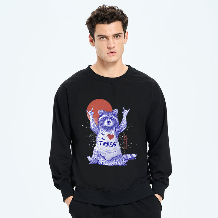 I love Trash Sweatshirt