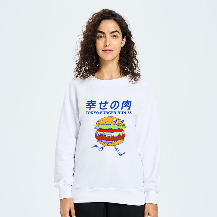 Tokyo Burger Run Japanese Sweatshirt