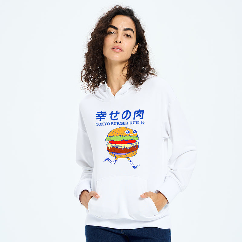 Tokyo Burger Run Japanese Classic Hoodie