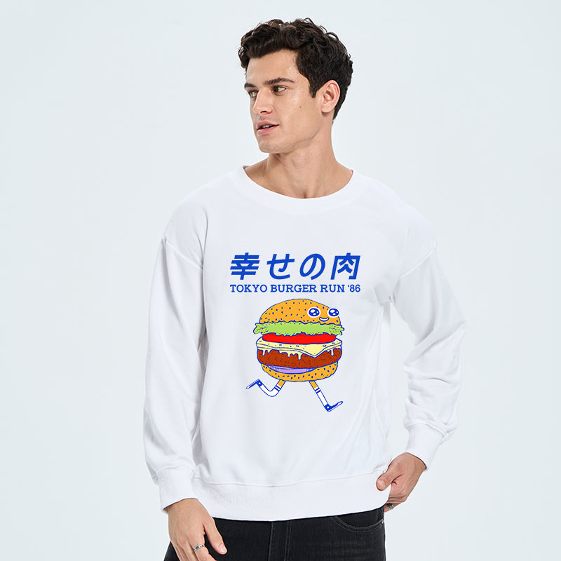 Tokyo Burger Run Japanese Sweatshirt