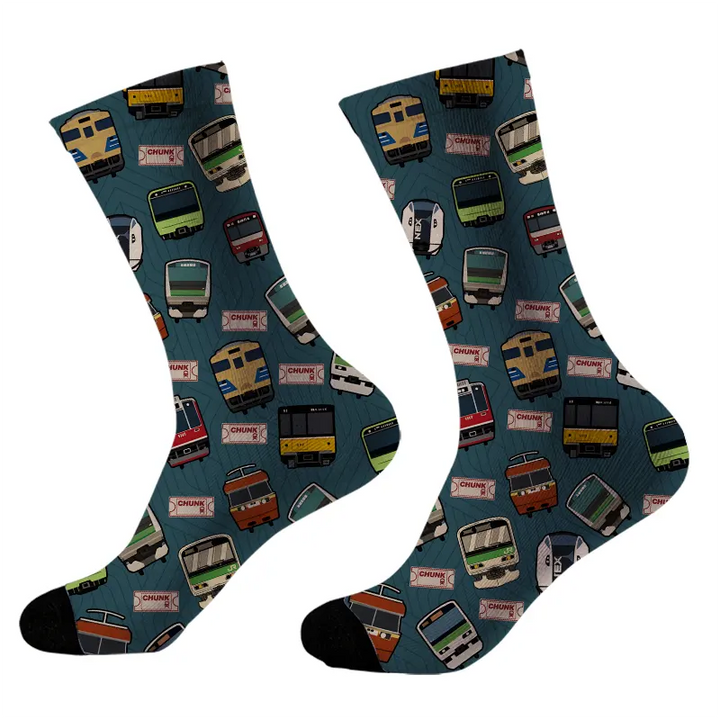 Japanese Train Socks