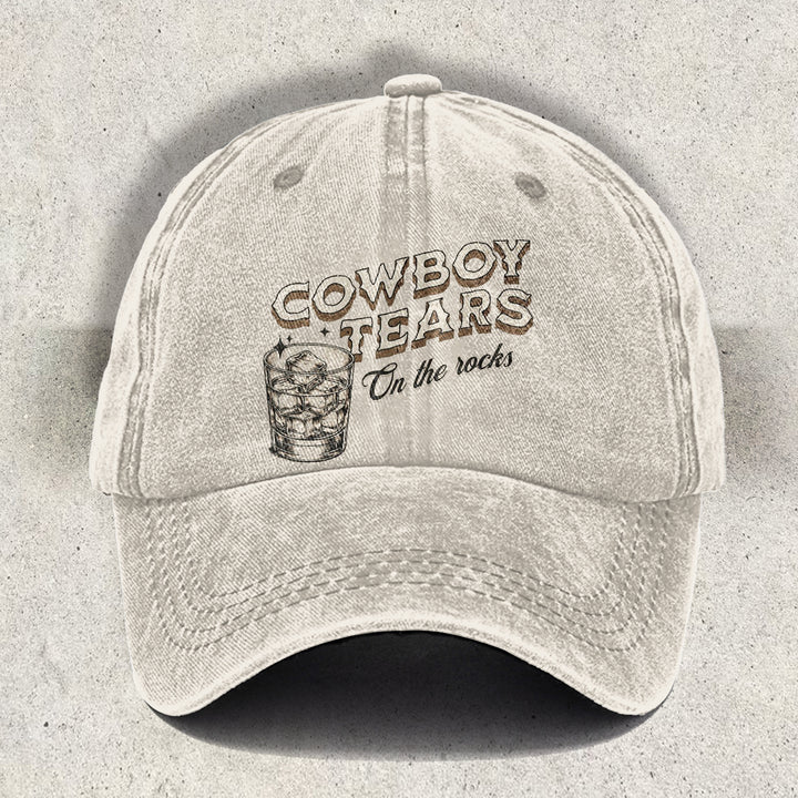 Cowboy Tears Printed Baseball Cap