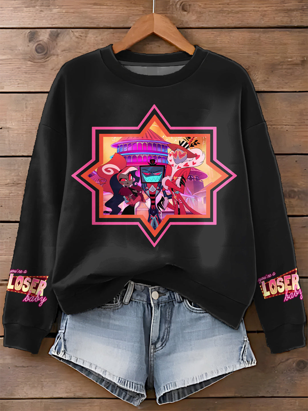 Hotel Hazbin Printed Sweatshirt