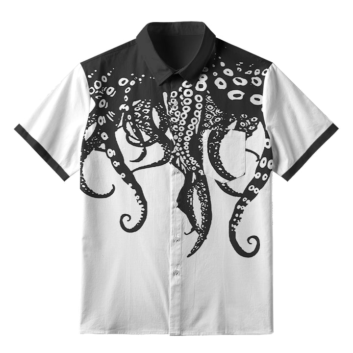Octopus Tentacles Japan Button-up Shirt