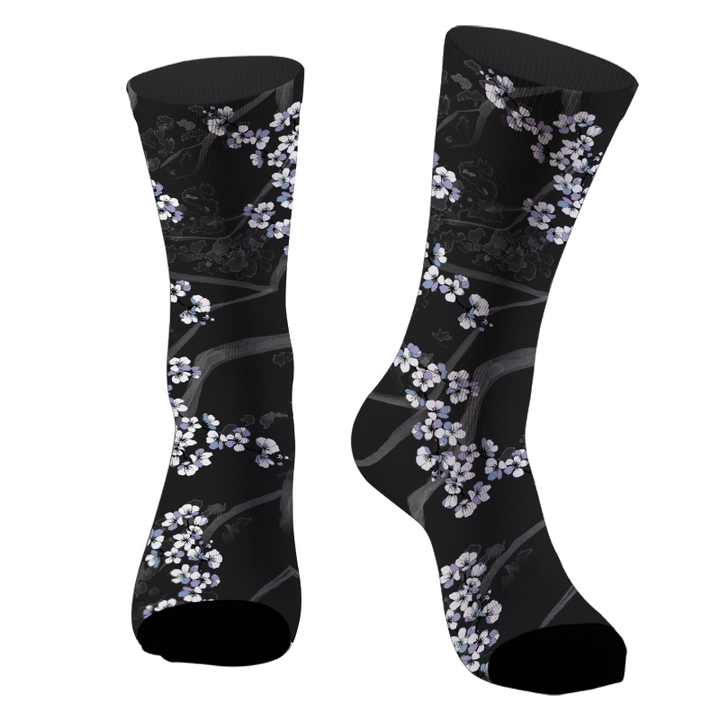 Dark Night Sakura Socks