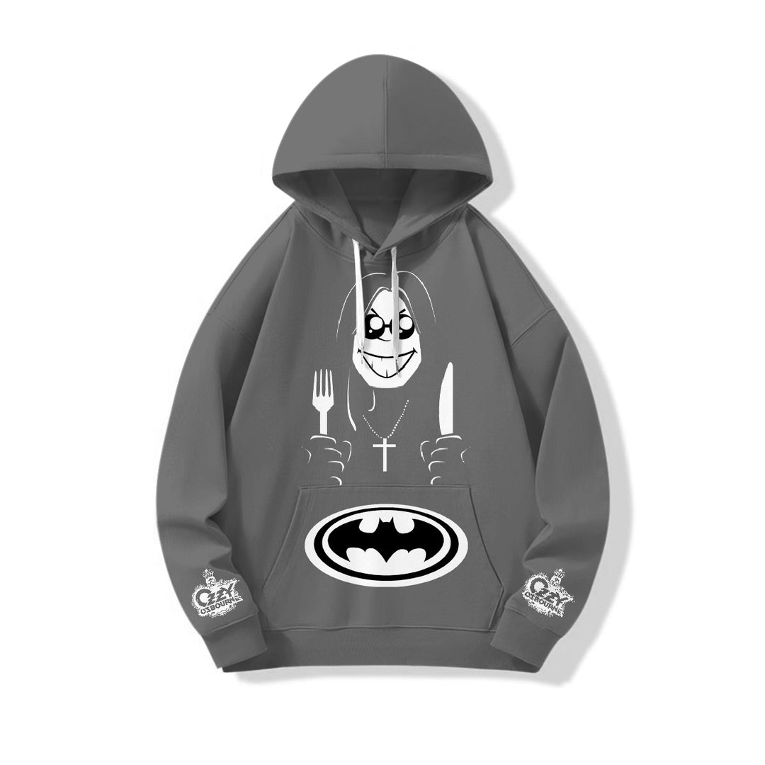 Ozzy Osbourne Round Neck Washed Hoodies