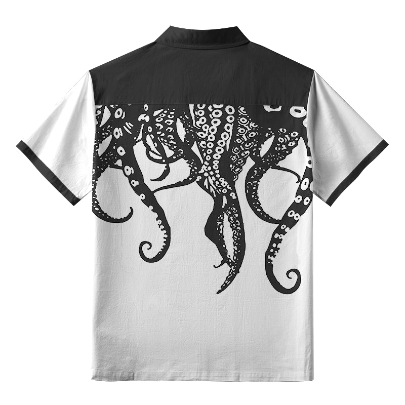 Octopus Tentacles Japan Button-up Shirt