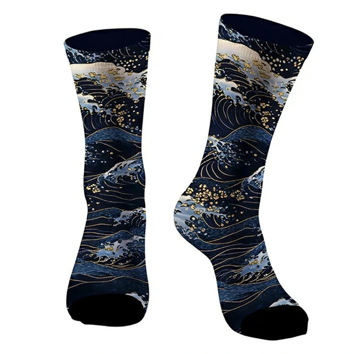 Japanese Great Wave Socks