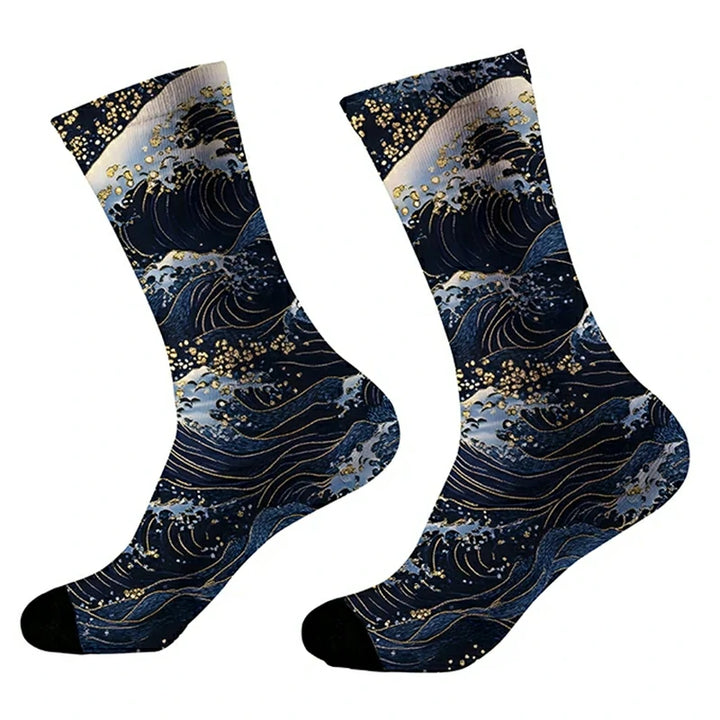 Japanese Great Wave Socks