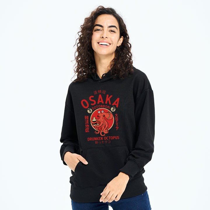 Drunken Octopus Japan Classic Hoodie