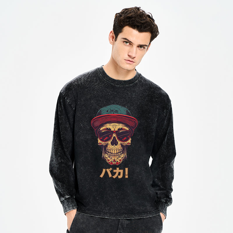 Fashion Skull Japanese Sweatshirt