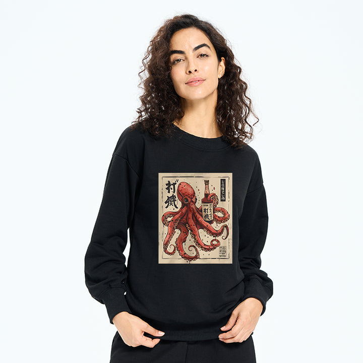 Osaka Sak¨¦ Octopus Sweatshirt