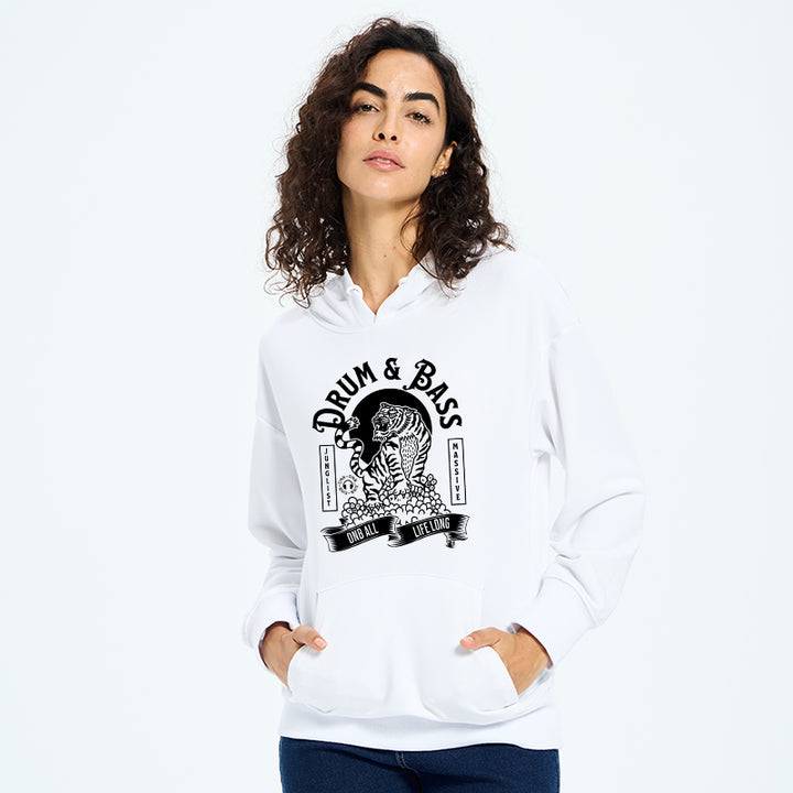 Drum & Bass Tiger Classic Hoodie