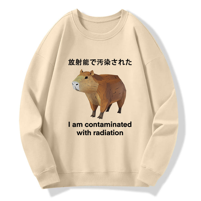 Capybara Contaminated By Radiation Sweatshirt