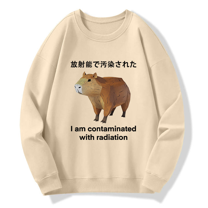 Capybara Contaminated By Radiation Sweatshirt