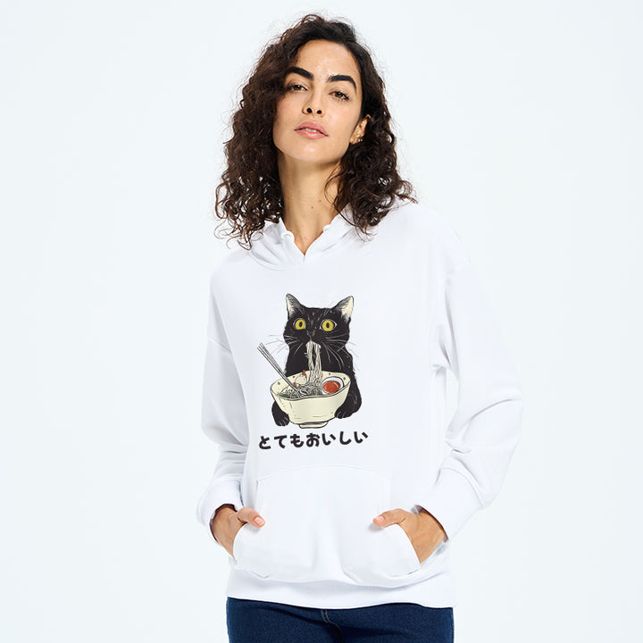 Cats Eat Ramen Noodles Classic Hoodie