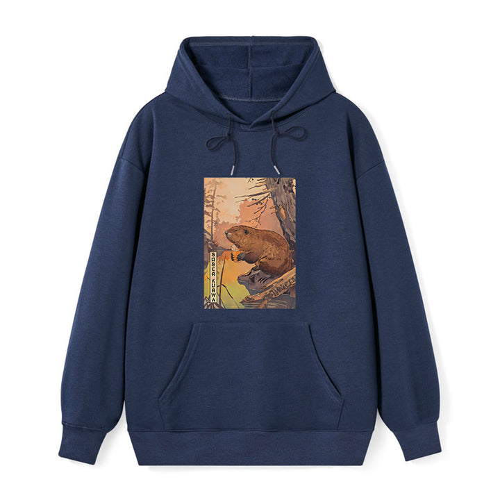 Beaver By The River Classic Hoodie