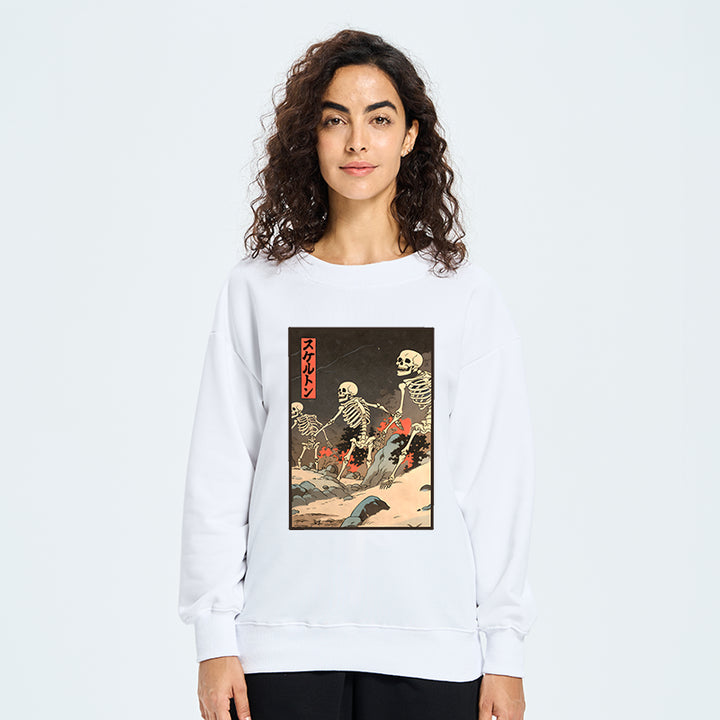 Japanese Rising Skeletons Sweatshirt