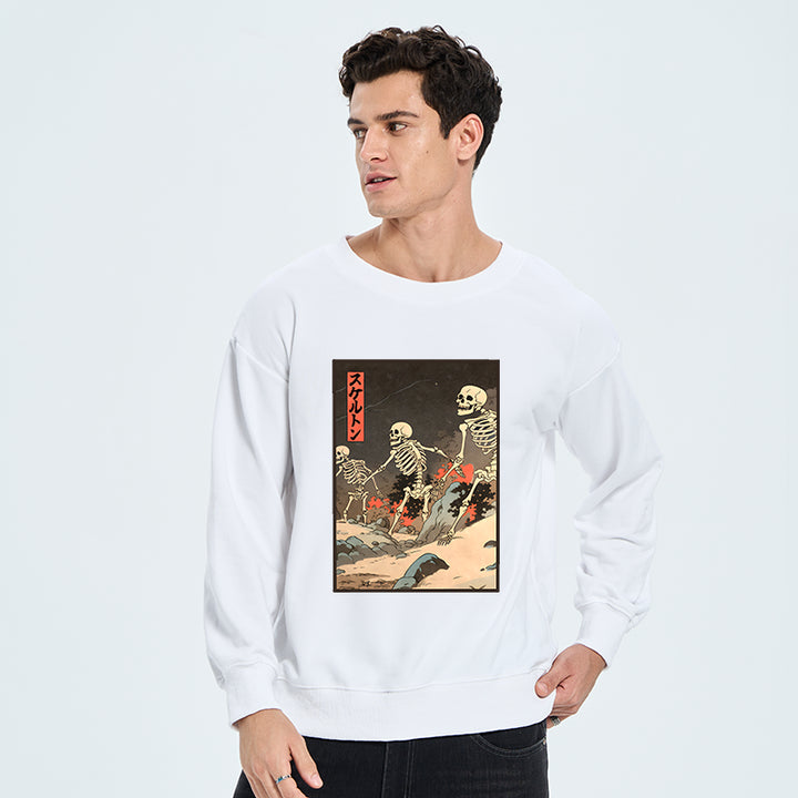 Japanese Rising Skeletons Sweatshirt