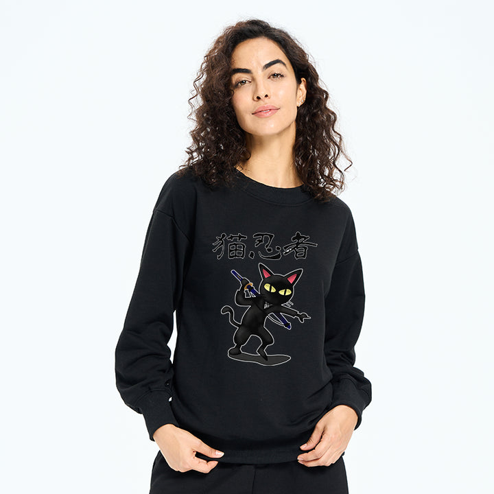 Ninja Cat Sweatshirt