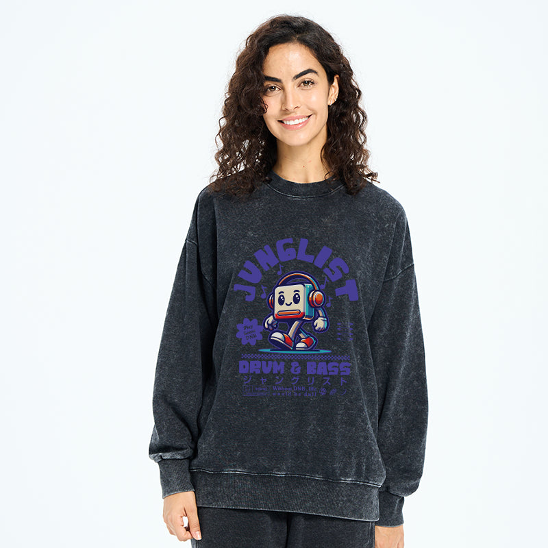 Junglist DNB Japan Washed Sweatshirt
