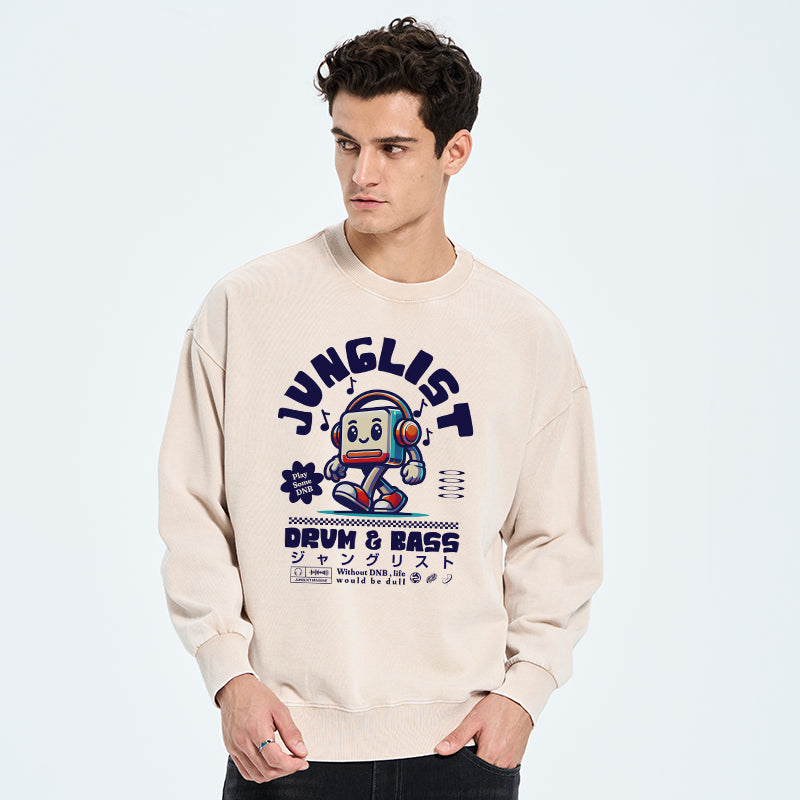 Junglist DNB Japan Washed Sweatshirt