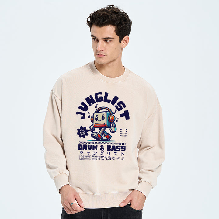 Junglist DNB Japan Washed Sweatshirt