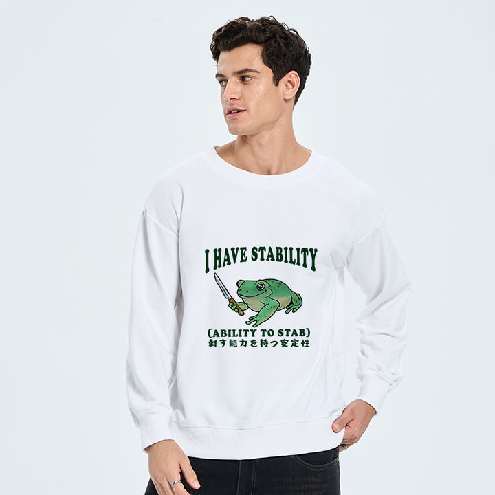Mentally Stable Assassin Frog Sweatshirt