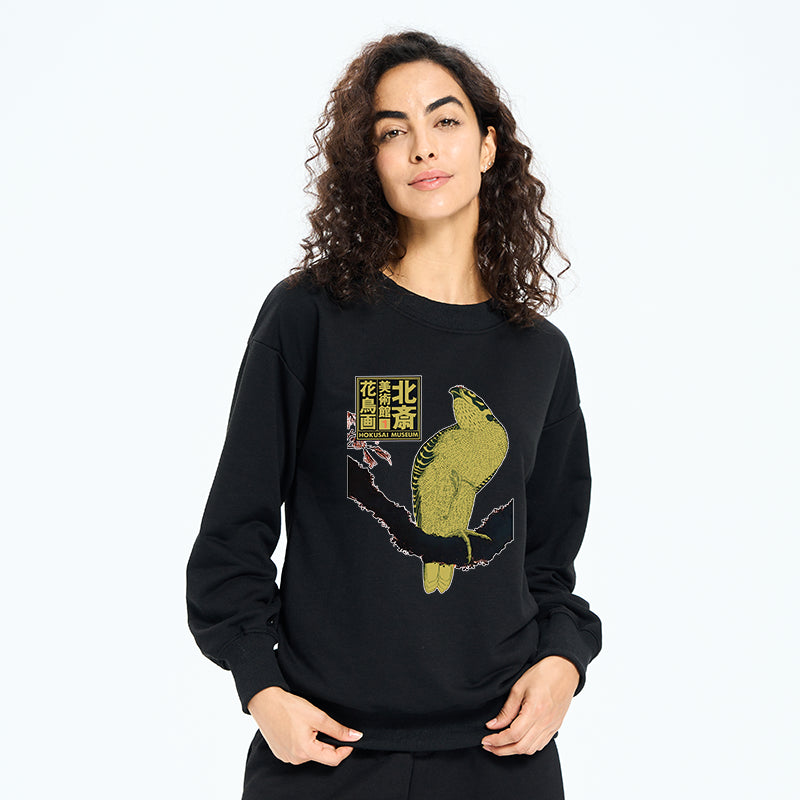 Hokusai Museum Flower And Bird Sweatshirt