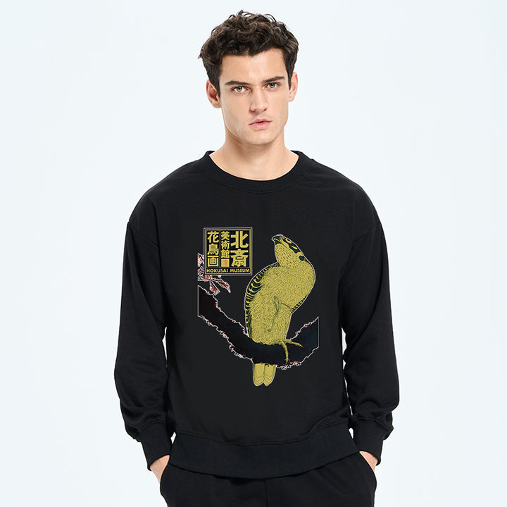 Hokusai Museum Flower And Bird Sweatshirt