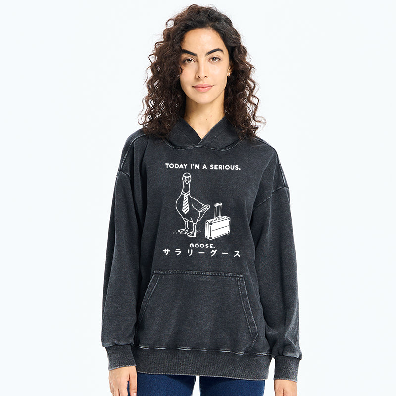 Hard Working Goose Washed Hoodie