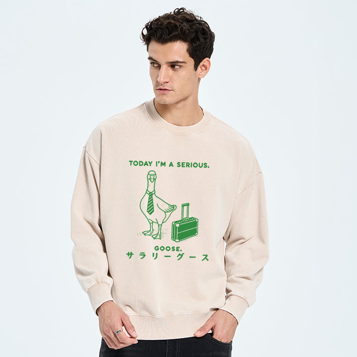 Hard Working Goose Washed Sweatshirt