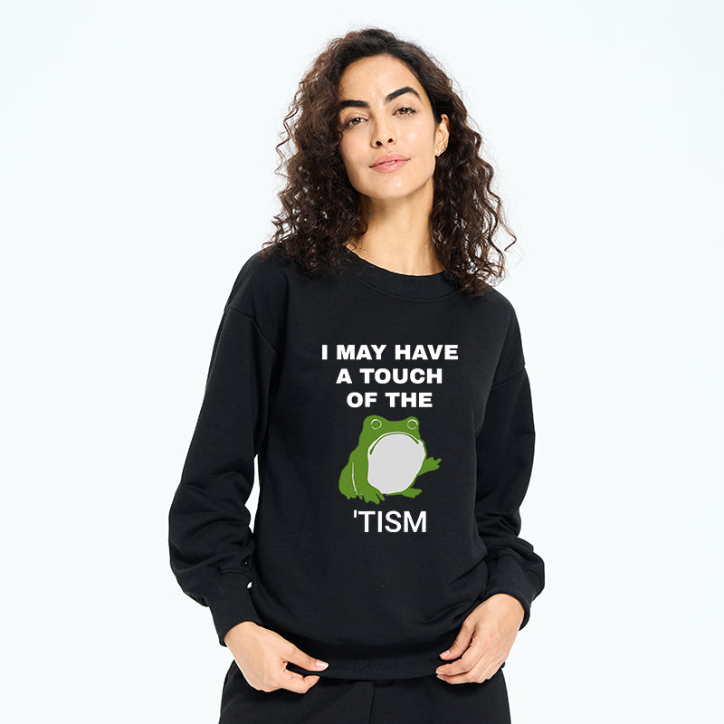 Funny Frog Flipping The Bird Sweatshirt