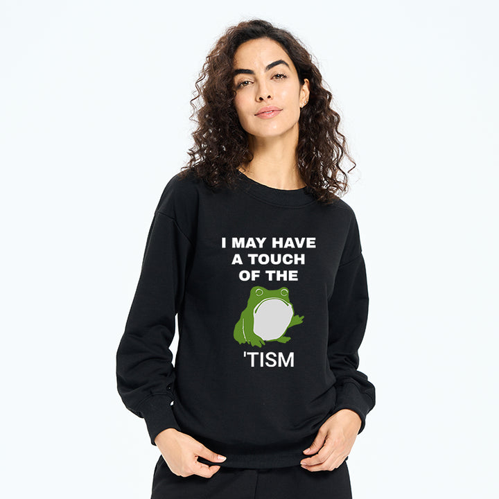 Funny Frog Flipping The Bird Sweatshirt