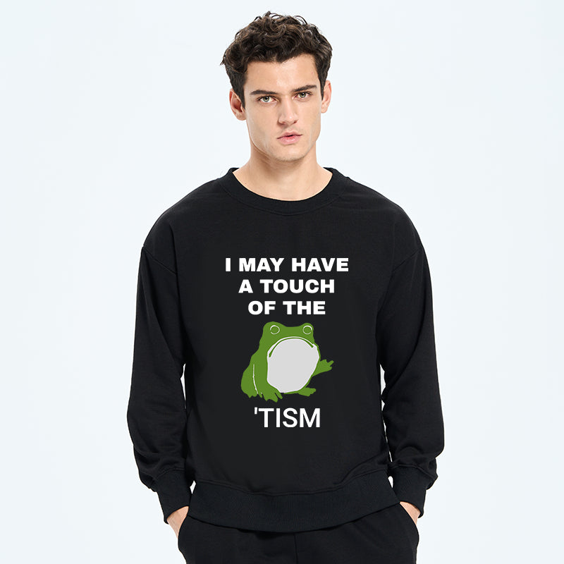 Funny Frog Flipping The Bird Sweatshirt