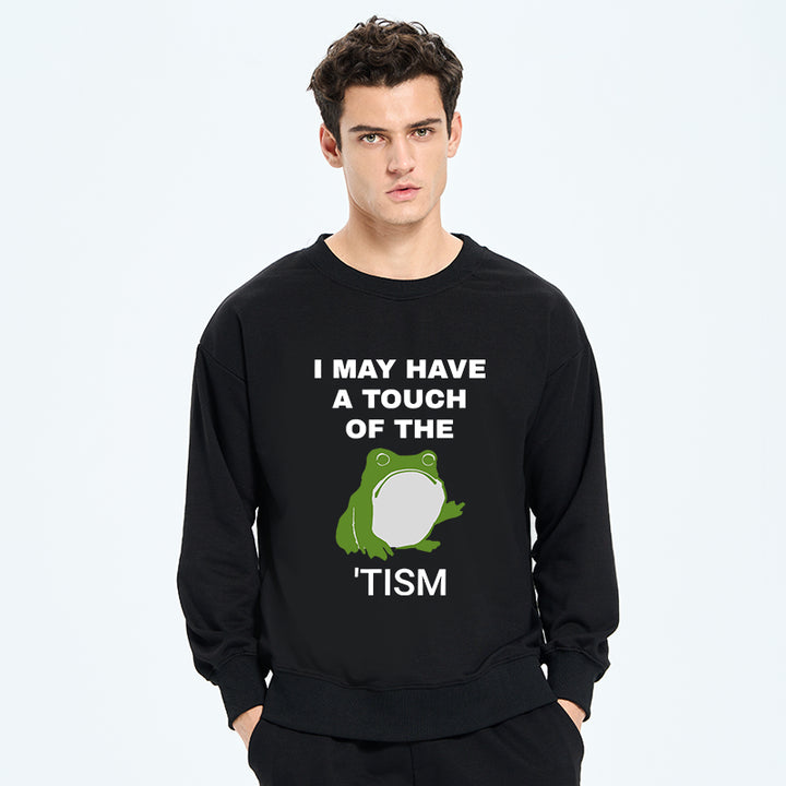 Funny Frog Flipping The Bird Sweatshirt