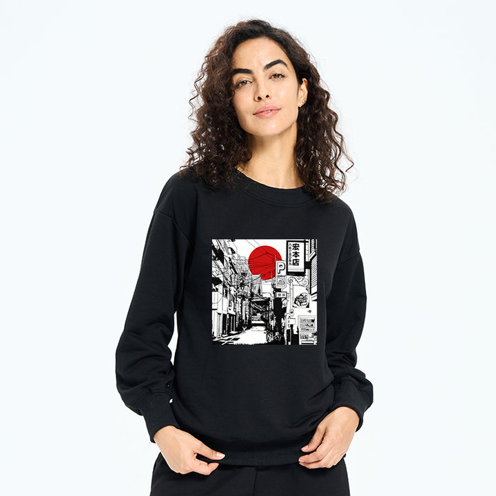 Sunrise On The Street Sweatshirt