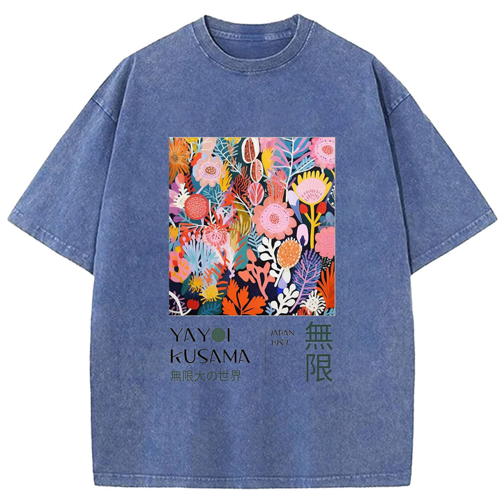 Yayoi Kusama Vintage Washed Crew Neck T-Shirt