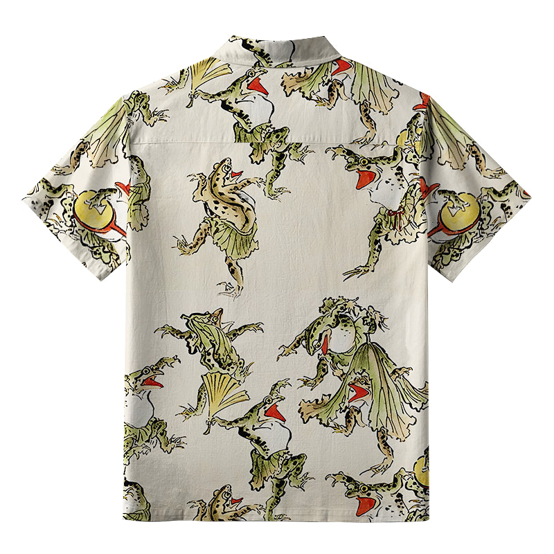 Frog Dance Button-up Shirt