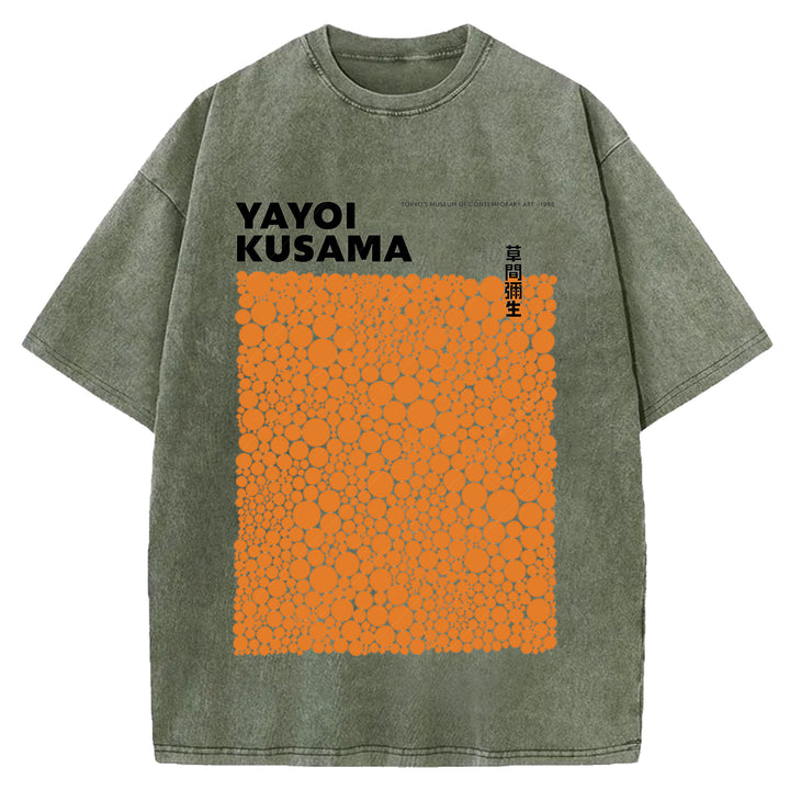Yayoi Kusama Vintage Washed Crew Neck T-Shirt