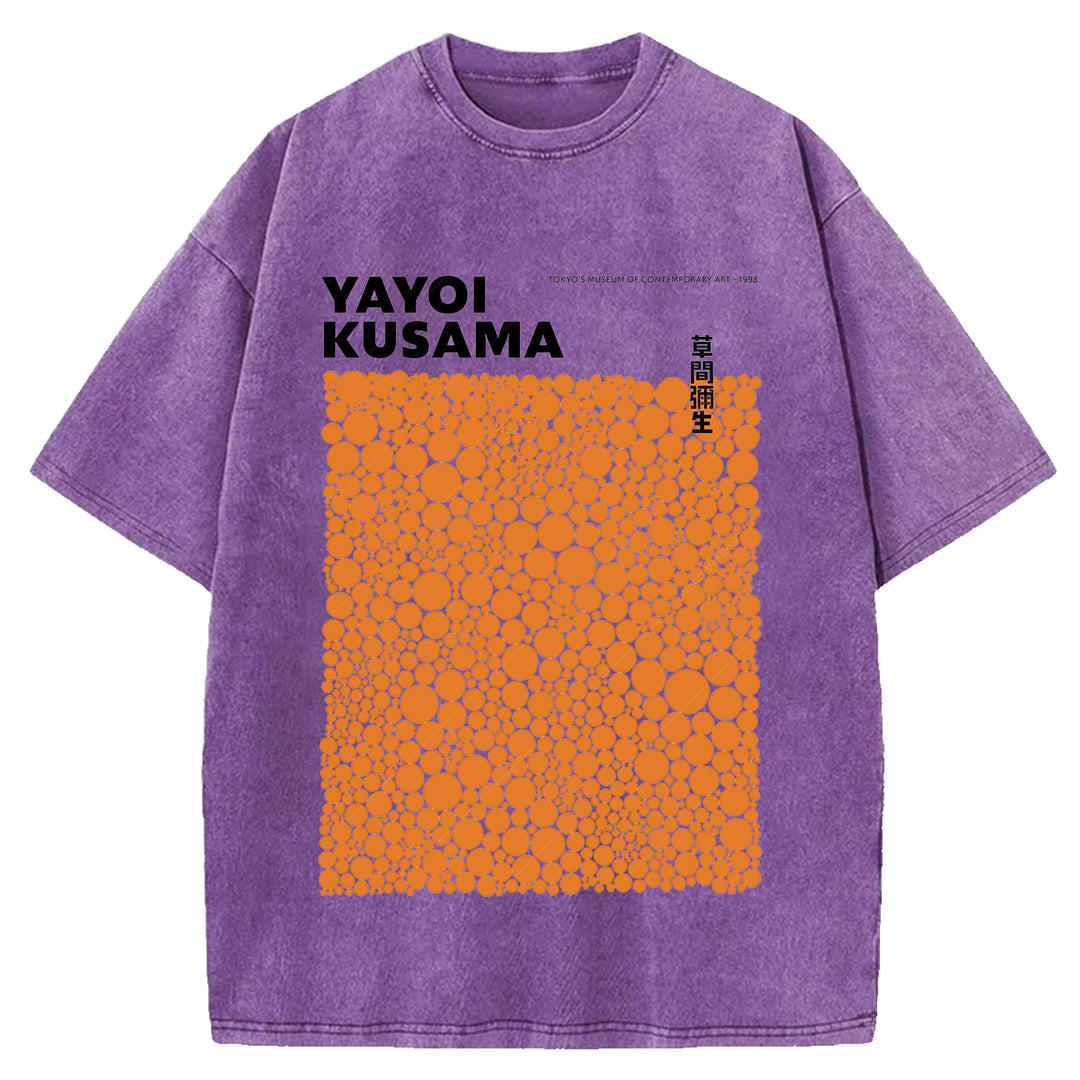 Yayoi Kusama Vintage Washed Crew Neck T-Shirt