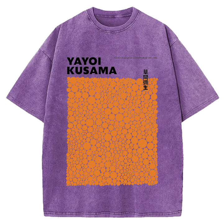 Yayoi Kusama Vintage Washed Crew Neck T-Shirt