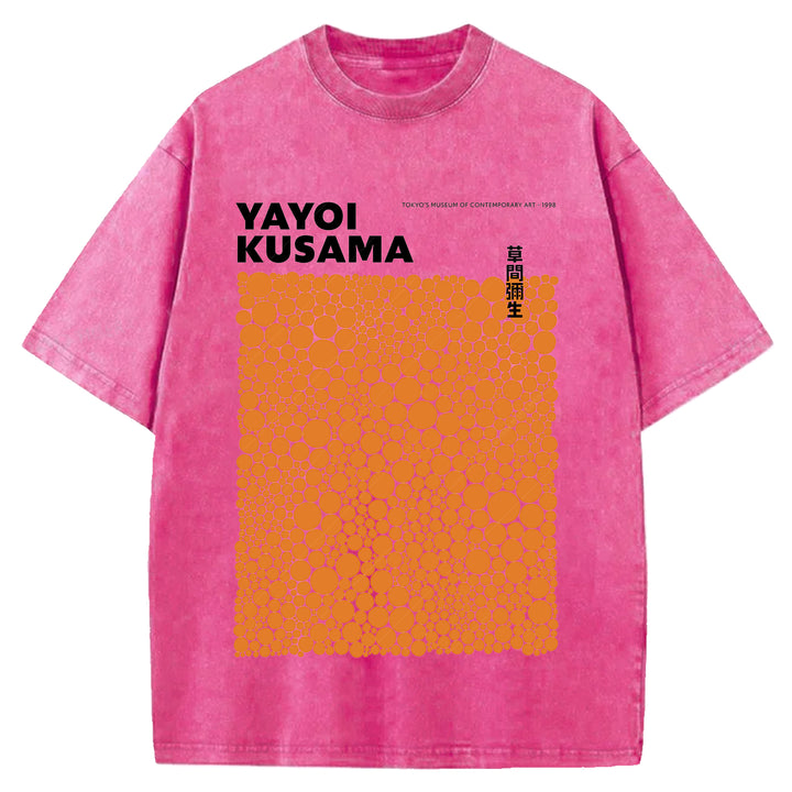 Yayoi Kusama Vintage Washed Crew Neck T-Shirt