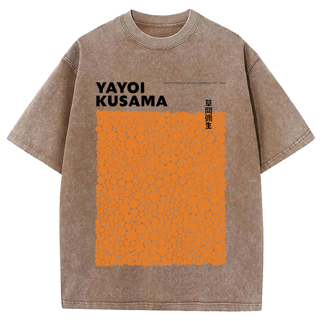 Yayoi Kusama Vintage Washed Crew Neck T-Shirt