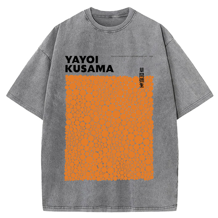 Yayoi Kusama Vintage Washed Crew Neck T-Shirt